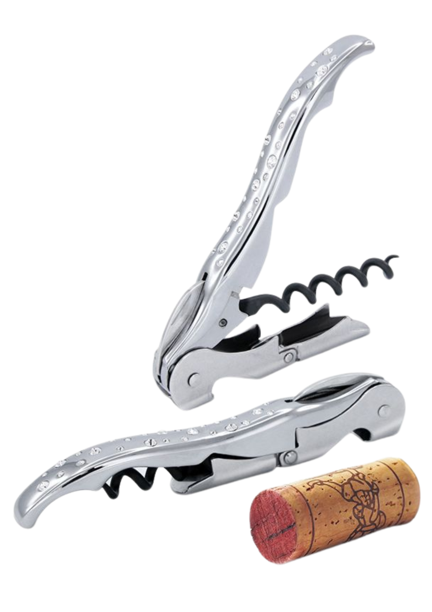 Swarovsky® kristállyal kirakott Pulltap's dugóhúzó - Crystal